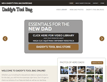 Tablet Screenshot of daddystoolbag.com